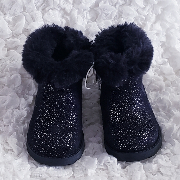 baby girl black boots size 4